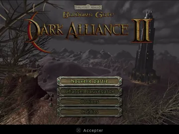 Baldur's Gate - Dark Alliance II screen shot title